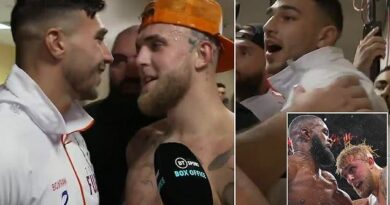 Boxing news Jake Paul and Tommy Fury had a falling out backstage after a fight with Tyron Woodley. Video