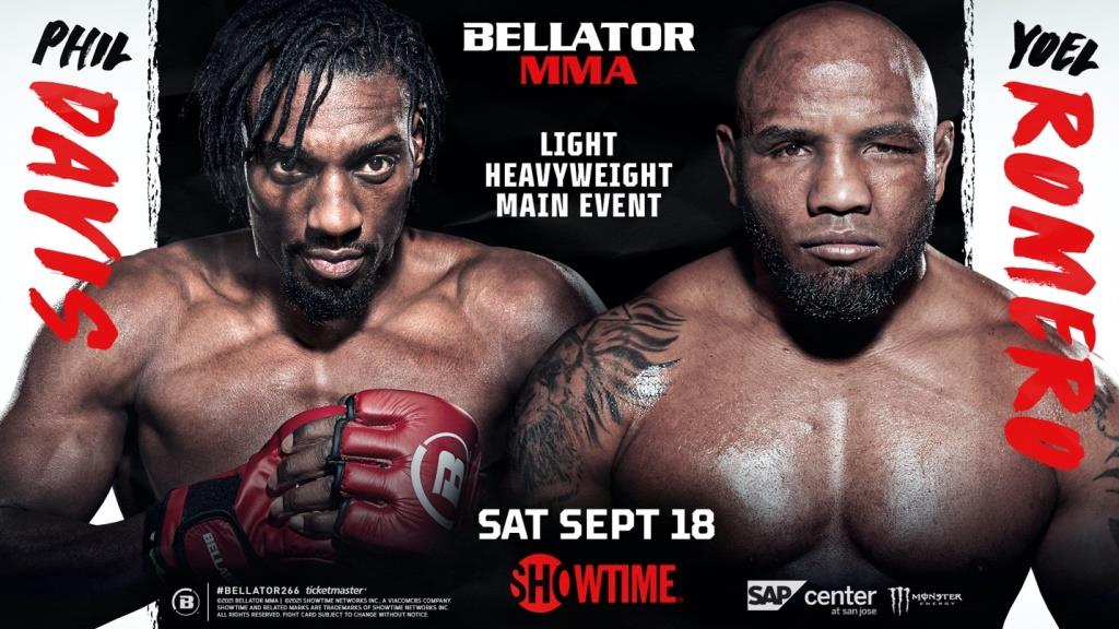 MMA News: Yoel Romero and Phil Davis will fight in the main event of Bellator 266