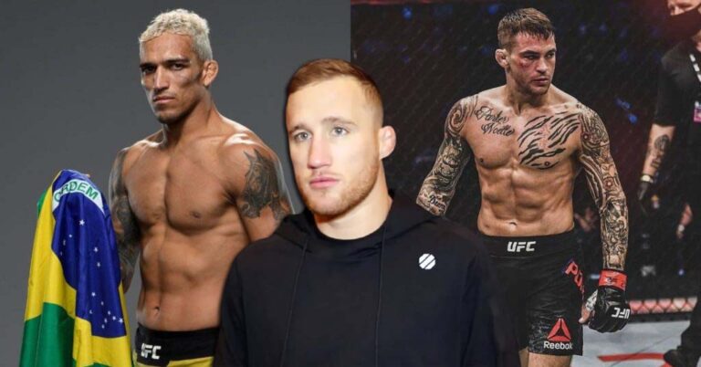 UFC news: Justin Gaethje gave a forecast for a lightweight title fight between Dustin Poirier and Charles Oliveira