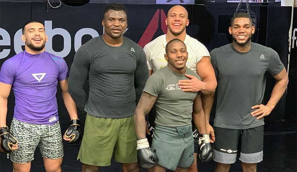 UFC news The sparring of Francis Ngannou and Ciryl Gane was leaked to the network the reaction of the mma community