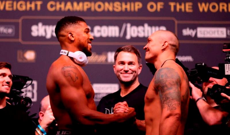 Boxing News Anthony Joshua vs Olexander Usyk weigh-in results