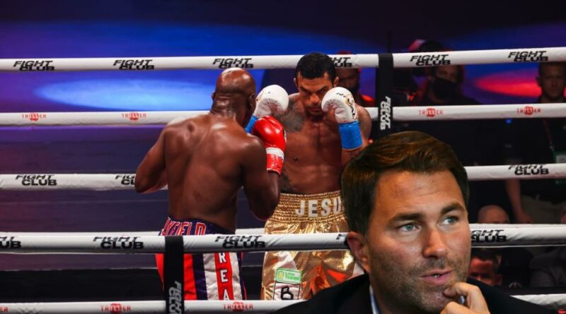 Boxing news Eddie Hearn joined the criticism of the fight between Vitor Belfort and Evander Holyfield
