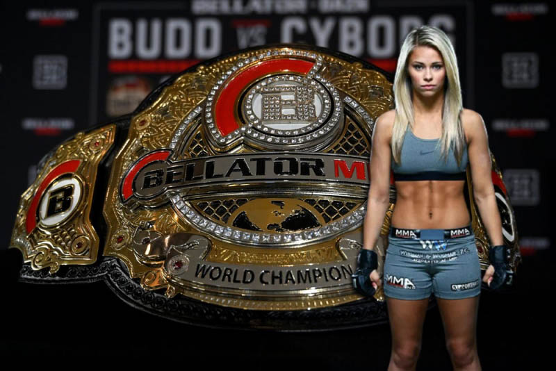 MMA news Paige Van Zant announced her desire to sign a contract with Bellator