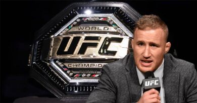 UFC news Justin Gaethje says The UFC has turned the championship belt into a laughing stock