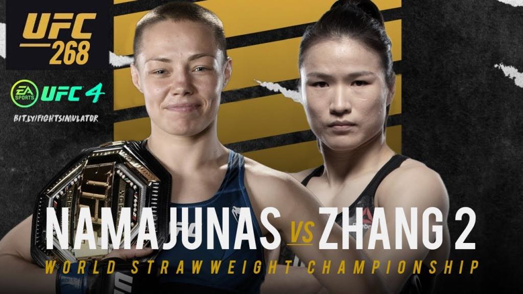 UFC news Zhang Weili spoke about her mood for a rematch with Rose Namajunas at UFC 268