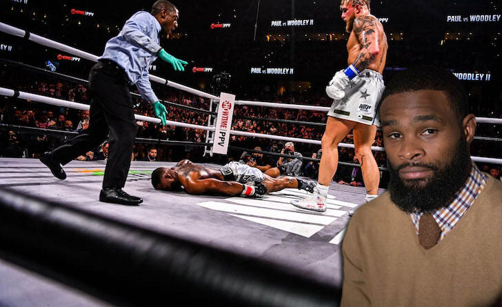 Boxing News Tyron Woodley suspended for 2 months after his knockout of Jake Paul
