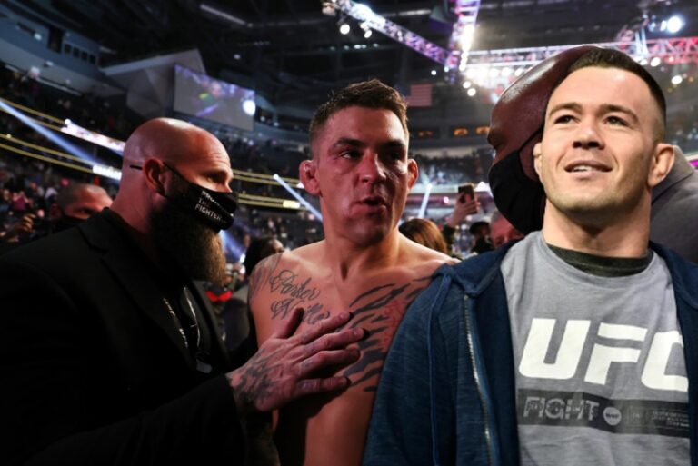 Colby Covington was not surprised to see that Dustin Poirier left the octagon with a defeat at UFC 269