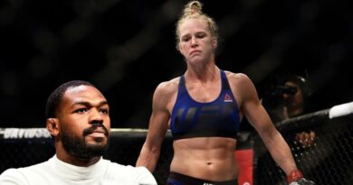 UFC news Jon Jones praised Holly Holm on her induction into the International Boxing Hall of Fame