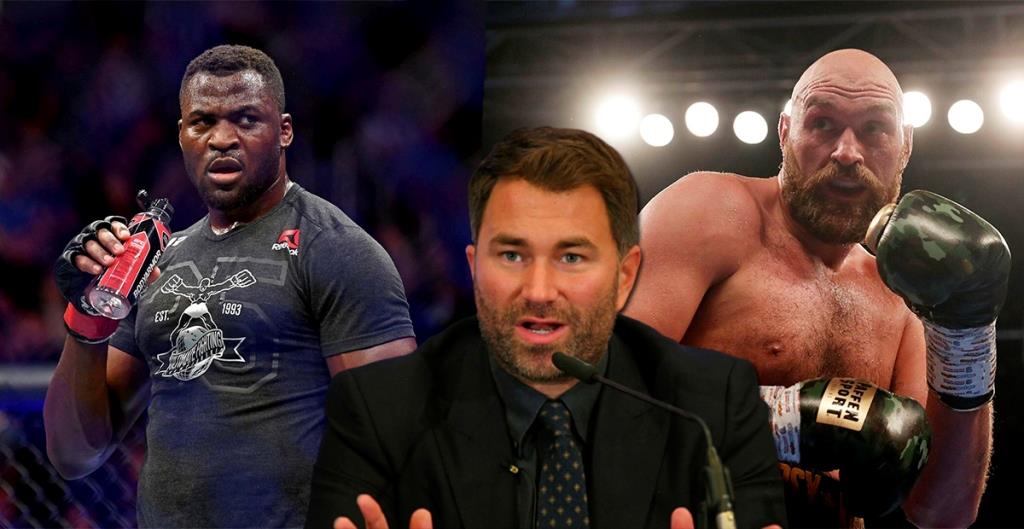 Boxing news Eddie Hearn answered to Tyson Fury hint over Francis Ngannou heavyweight fight