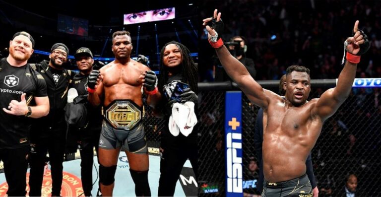 Francis Ngannou’s head coaches told the fans  how Kamaru Usman reacted during UFC 270 main event
