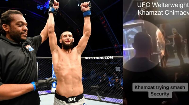 Khamzat Chimaev almost got into a fight with security at an MMA tournament in Sweden Video