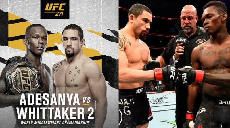 Robert Whittaker shared his thoughts on being the underdog in the upcoming rematch on the UFC 271