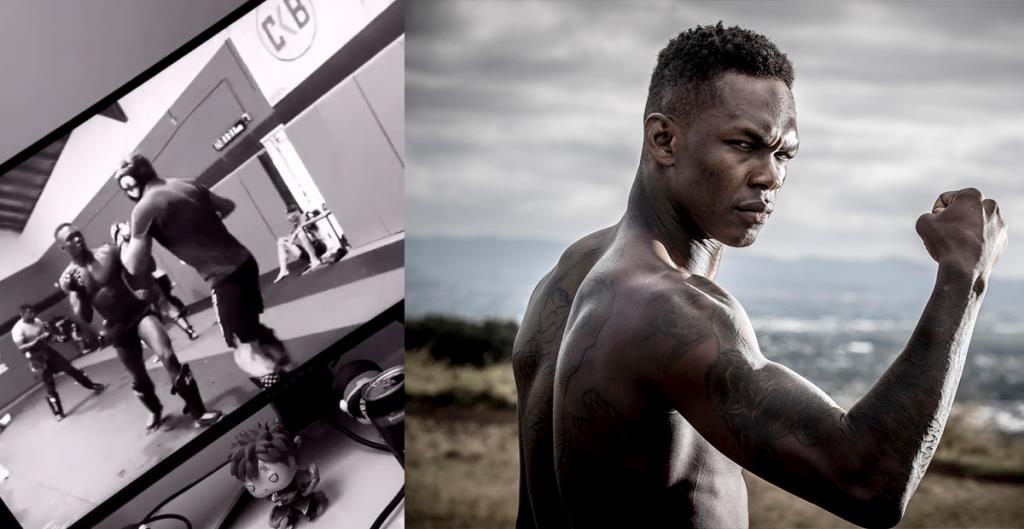 UFC news Israel Adesanya shows off improved grappling acumen in new clip - VIDEO