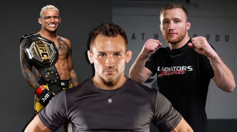 UFC news Michael Chandler make a prediction who wins Charles Oliveira vs. Justin Gaethje fight