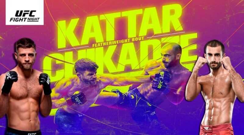 UFC Vegas 46, Jan 15th Kattar vs. Chikadze - Predictions