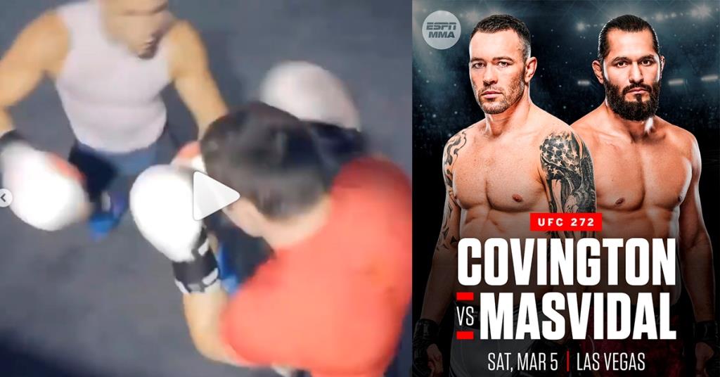 Ahead of the fight Colby Covington vs Jorge Masvidal at UFC 272 a footage of the sparring with each other surfaced all over the Internet