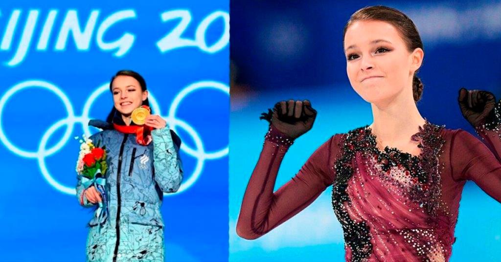 Anna Shcherbakova olympic figure skating champ explains muted celebrations