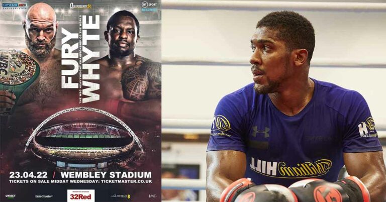 Anthony Joshua advises Dillian Whyte on how to beat Tyson Fury ahead of title showdown