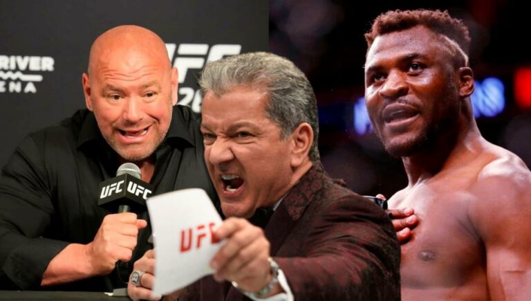 Bruce Buffer took part in a dispute between Francis Ngannou and the UFC about salary