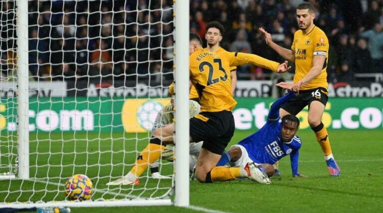 Daniel Podence’s magical second-half strike lifted Wolverhampton Wanderers a victory over midland rivals Leicester City 20.02.2022