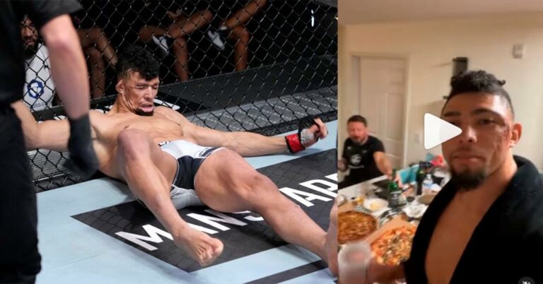 Johnny Walker appeared to be in good spirits following UFC Fight Night loss to Jamahal Hill, he shared a video with coach John Kavanagh.