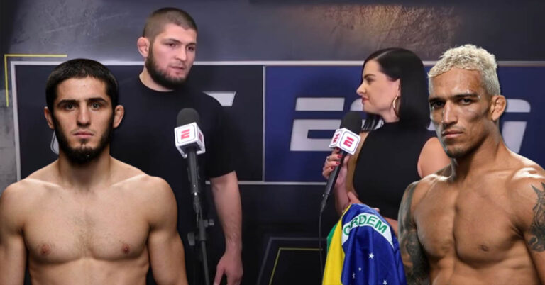 Khabib Nurmagomedov hopes for ‘new game’ UFC title fight of Charles Oliveira vs. Islam Makhachev