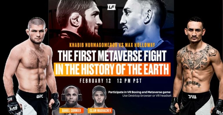 Max Holloway has announced ‘The First Metaverse Fight in the History of the Earth’ against Khabib Nurmagomedov