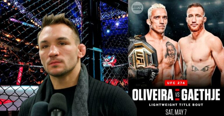 Michael Chandler made his prediction for Oliveira vs. Gaethje.