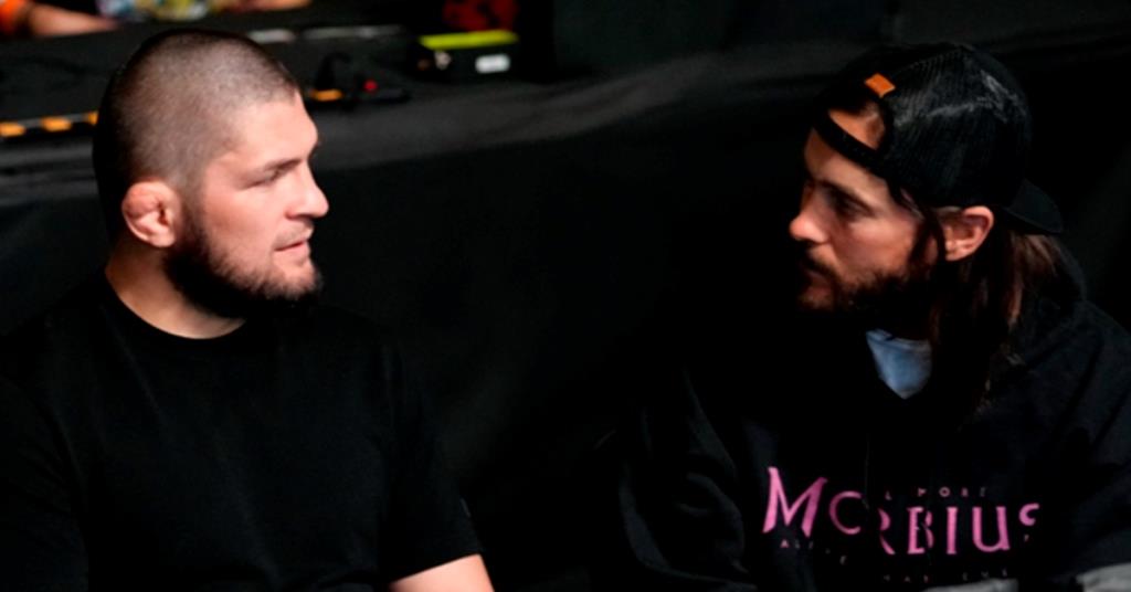 MMA fans intrigued as Khabib Nurmagomedov seen deep in conversation with Jared Leto (VIDEO)