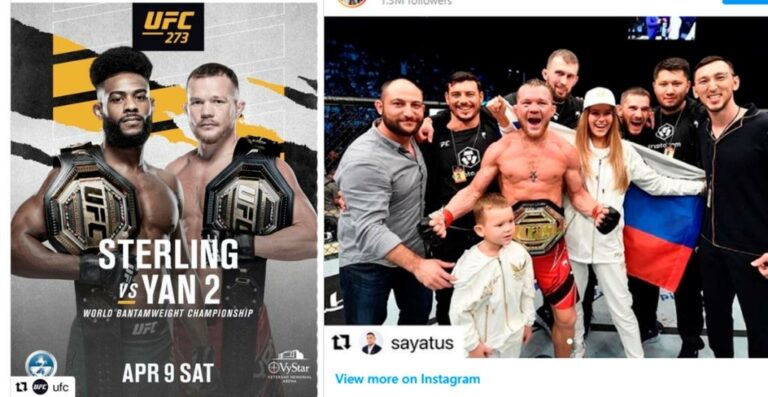 Petr Yan reacts to fight announcement against Aljamain Sterling at UFC 273