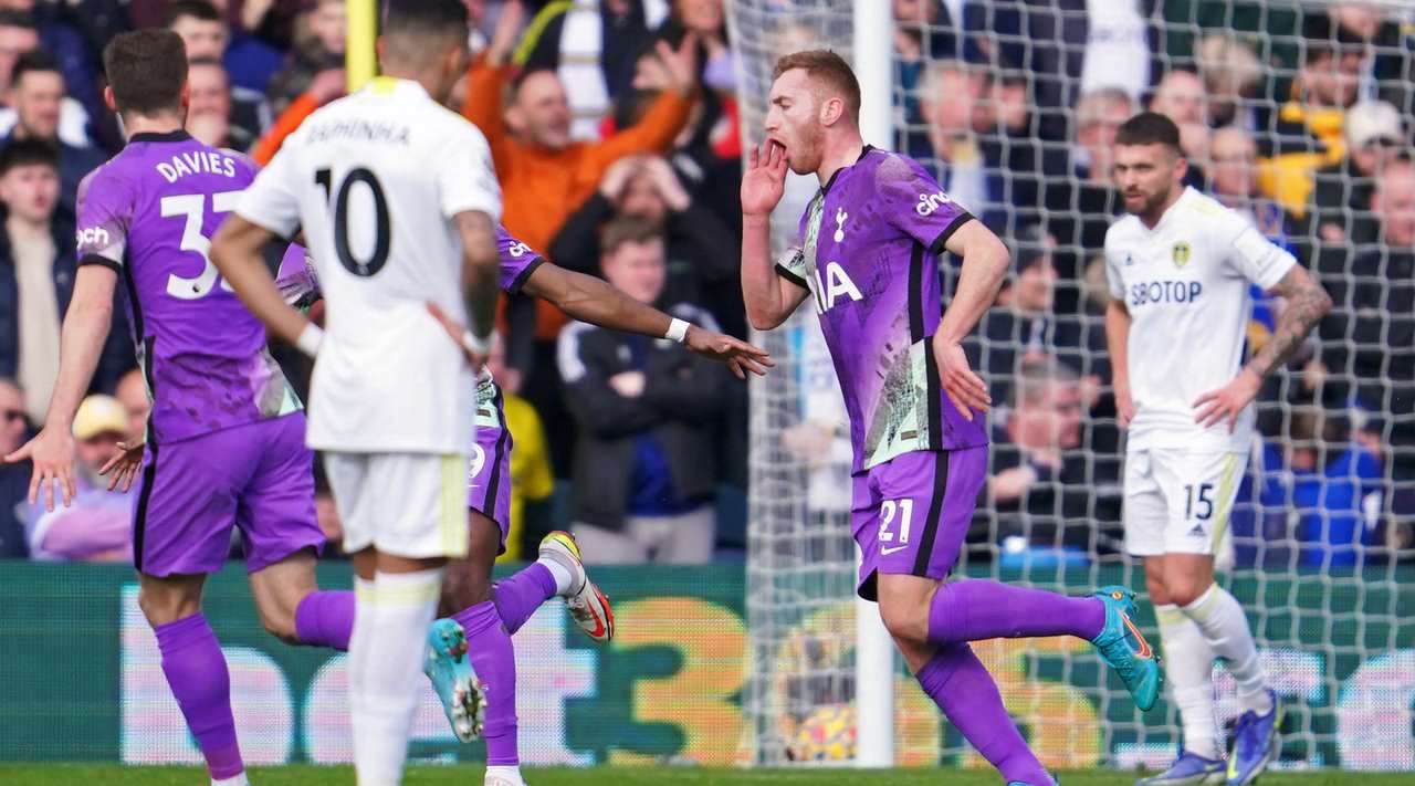 Tottenham Hotspur hit three goals in the first 30 minutes as they embarrassed relegation-threatened Leeds United