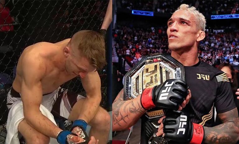 Charles Oliveira has shown his support for Dan Hooker following latter’s UFC London defeat