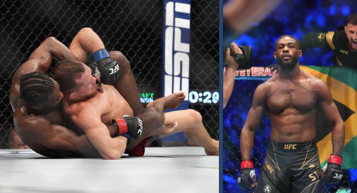 Aljamain Sterling claim that Petr Yan frequently poured water on his head to avoid grappling and takedowns at UFC 273