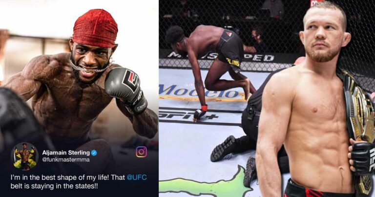 Aljamain Sterling reveals his ideal outcome to Petr Yan fight at UFC 273