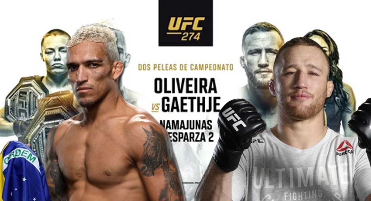 Charles Oliveira revealed a surprise plan for his title fight with Justin Gaethje at UFC 273