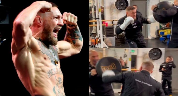 Conor McGregor posted a photo comparing his physique over the years