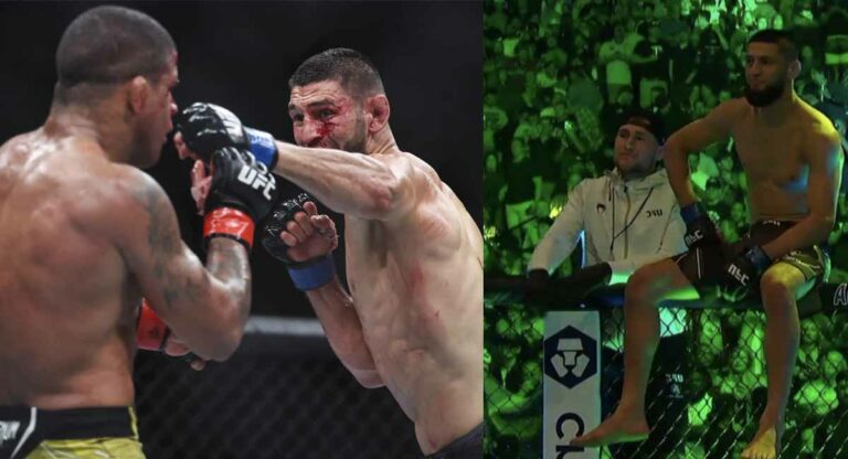 Dana White commented on Khamzat Chimaev’s win over Gilbert Burns at UFC 273