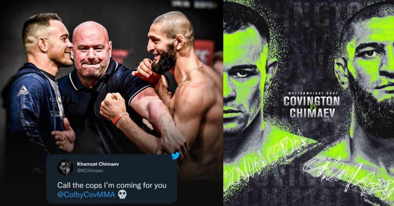Dana White revealed that the UFC is eyeing a matchup between Chimaev vs Covington if Khamzat wins at UFC 273