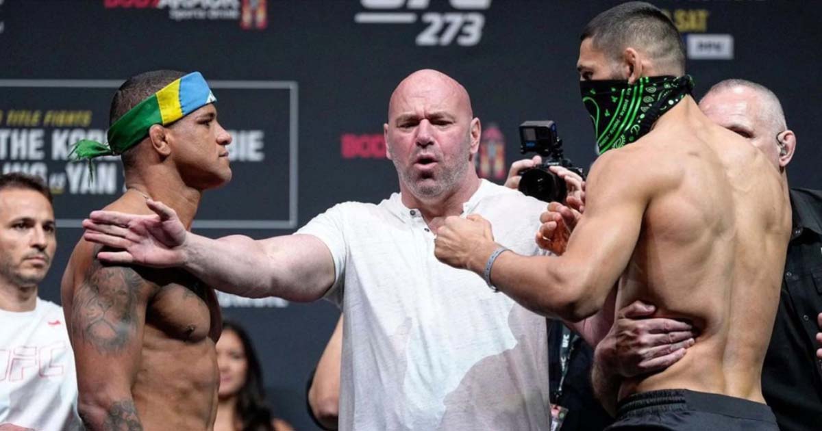 Dana White says Khamzat Chimaev vs. Gilbert Burns is outperforming UFC 273 headliners by six to seven times