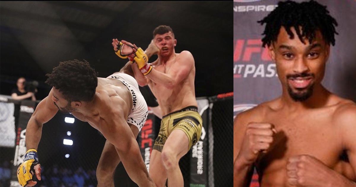 Fans enthralled as MMA fighter Manny Akpan lands stunning ‘Knockout of the Year 2022’ contender (VIDEO)
