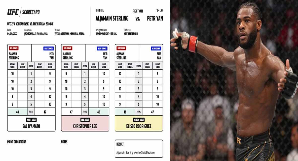 Petr Yan vs. Aljamain Sterling decision enrages MMA fans on the internet