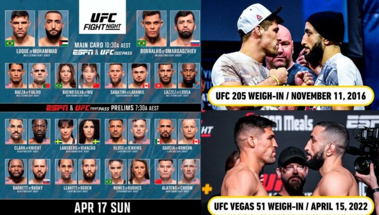 Check it out UFC Vegas 51 weigh-in results and Faceoffs