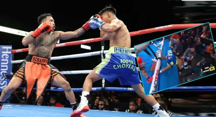 Boxer sent through the ropes in shocking KO - John Ramirez vs Jan Salvatierra