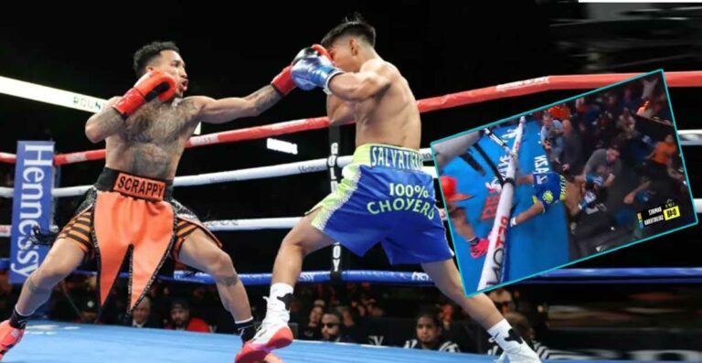 Boxer sent through the ropes in shocking KO – John Ramirez vs Jan Salvatierra