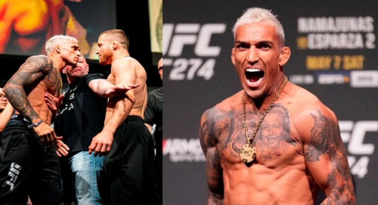 Charles Oliveira commented on his failed weigh-in result before his fight with Justin Gaethje at UFC 274