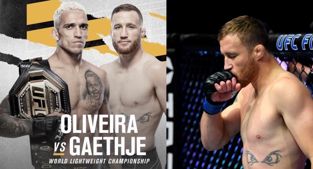 Justin Gaethje talked his upcoming lightweight title fight with Charles Oliveira at UFC 274