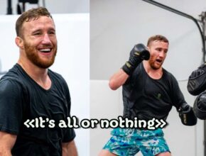 Justin Gaethje thinks the fight with Charles Oliveira is his last chance to win the UFC title