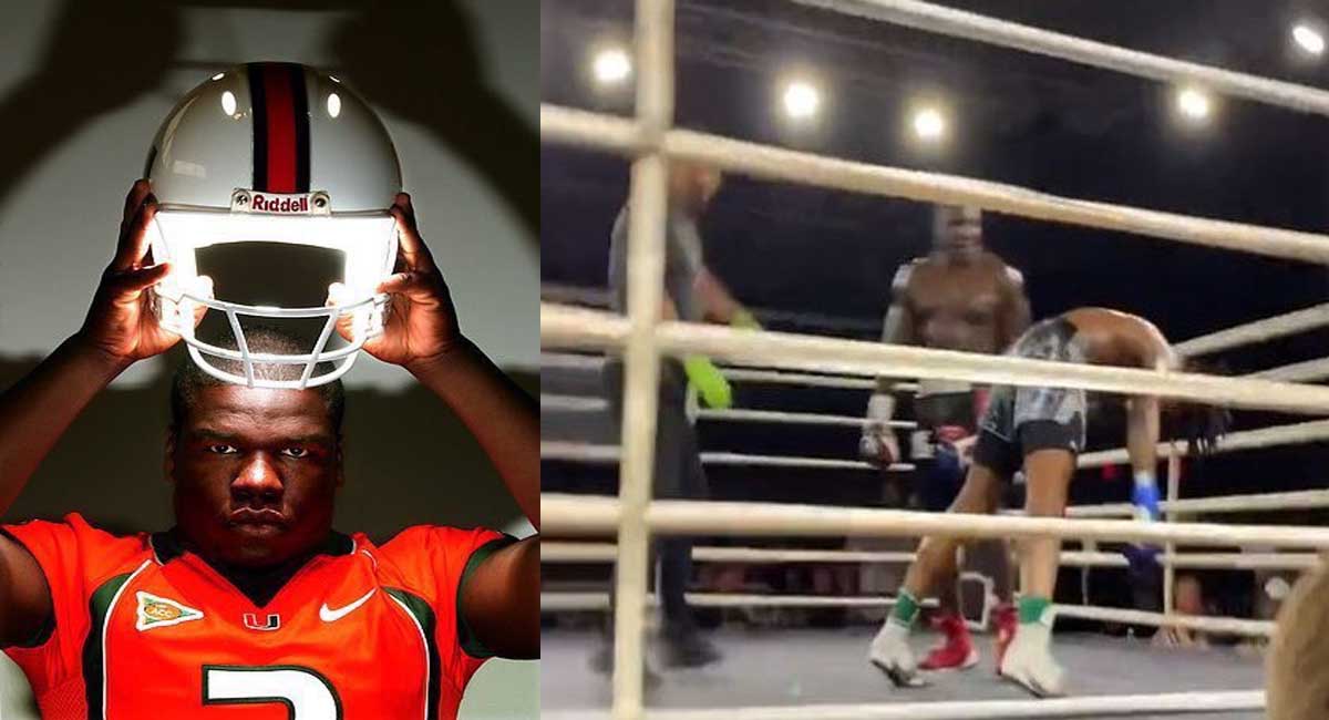 NFL legend Frank Gore brutally knocked out his opponent in his boxing debut