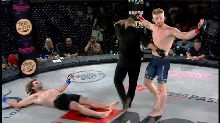 WOW! Bo Nickal absolutely sleeps John Noland only 30 seconds into his pro MMA debut