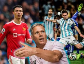 Former Holland manager Marco van Basten chooses between Lionel Messi and Cristiano Ronaldo